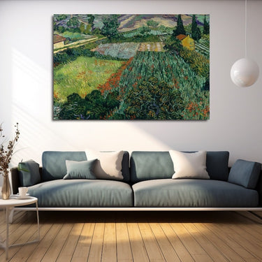 Field of Poppies Painting Van Gogh